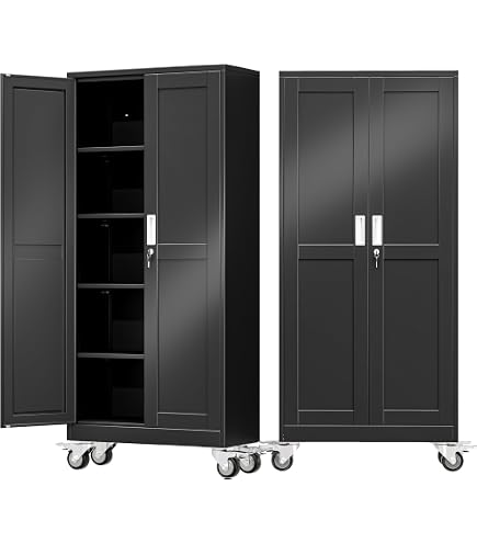 kabu　　　幅170、奥行36 黒アングル32で３個 Amazon.com: 72'' High Standard Cabinet, 36w x 18d x 72h, Black