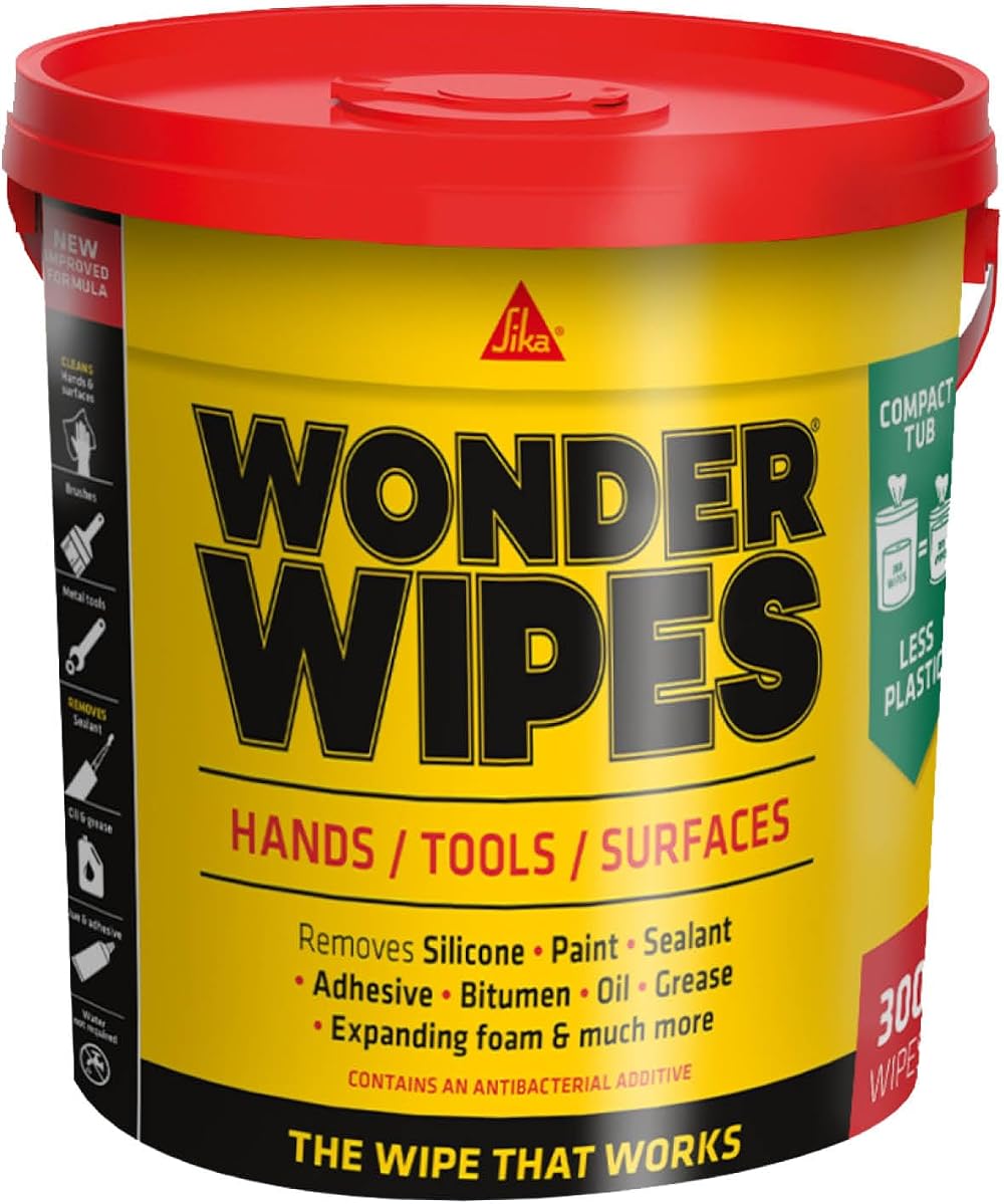 Sika Wonder Wipes Multi-Use Cleaning Wipes Unscented 300 Wipes