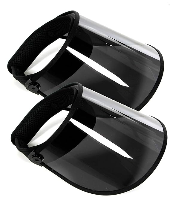Face Shield Protector Sun Visor Hat Cap UV Protection Premium