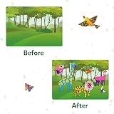 Skillmatics Foil Fun Animals - No Mess Art Craft Kit for Kids 4-9 view 6