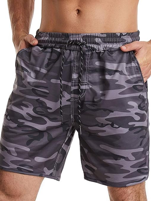 Tao Men Training Sports Camo Shorts Pocket Casual Workout Basketball