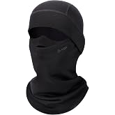 Balaclava Ski Mask for Men & Women, Modal Wool Blend Soft Windproof Face Mask Thermal Winter Full Face Cover for Cold Weather