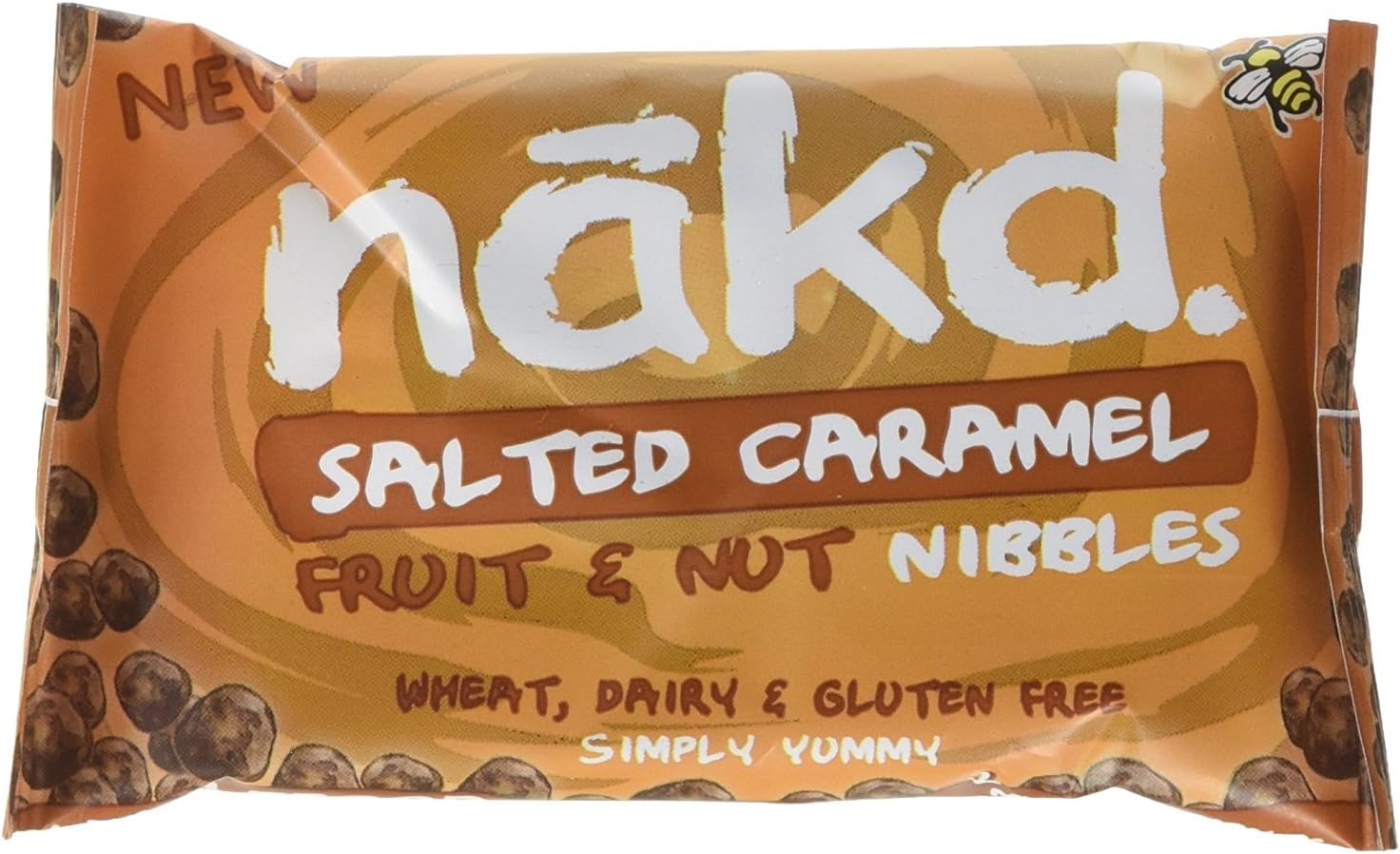 (3 PACK) - Nakd Salted Caramel Chocolate Balls | 18 x 40g x | 3 PACK - SUPER SAVER - SAVE MONEY