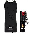 Police Stun Gun Burn Pepper Spray Combo Women Men Self Defense - 398 Black