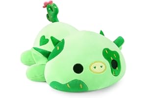 Onsoyours Cute Cow Plushie, Soft Stuffed Cactus Cow Squishy Plush Animal Toy Pillow for Kids (Cactus Cow, 12")