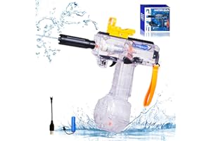 SOGNOTOY Electric Water Gun for Kids Adults, Automatic Squirt Gun with up to 25 Ft Long Range, Summer Outdoor Beach Swimming Pool Party Water Pistol Toys