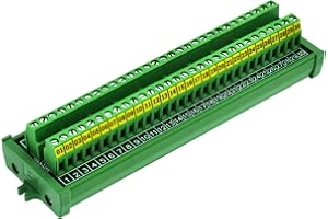 OONO Screw Mount 24A/400V 30 Position Screw Terminal Block Distribution Module