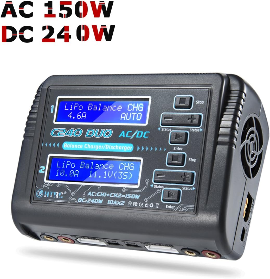 caricabatterie scaricatore per rc lipos