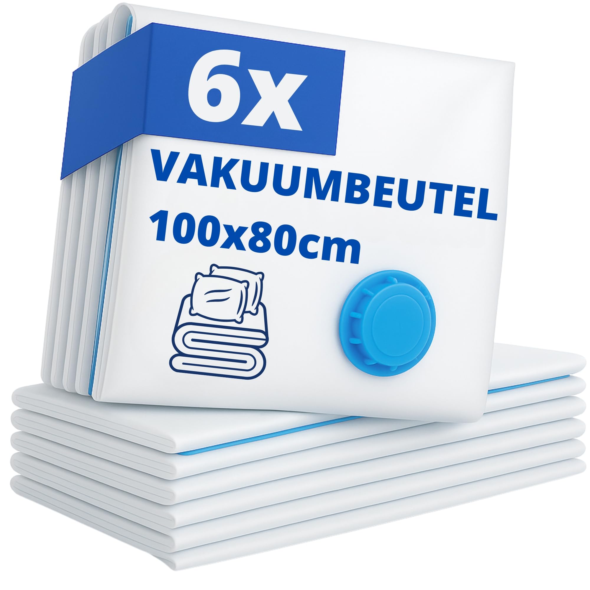 Kronenburg Vacuum Storage Bags 6 Piece Set 100 x 80 cm