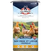 Kalmbach Feeds Soy Free All Natural 17% Layer Crumble for Chickens, 50 lb