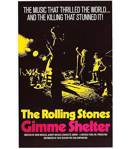 Amazon.com: Gimme Shelter - Rolling Stones Movie Poster Print (11