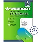 Webroot Antivirus for PC Gamers 2026 | 1 Device | 1 Year Download + System Performance Optimizer