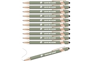 10 Pack Personalized Pens Custom Pens with Logo Name Text Free Engraved Stylus Ballpoint Pens Bulk Customized Pen Gift for Me