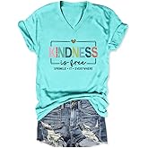Kindness Shirts for Women Be Kind Shirt Tshirt Kindness is Free Sprinkle It Everywhere Teacher Inspirational Tees