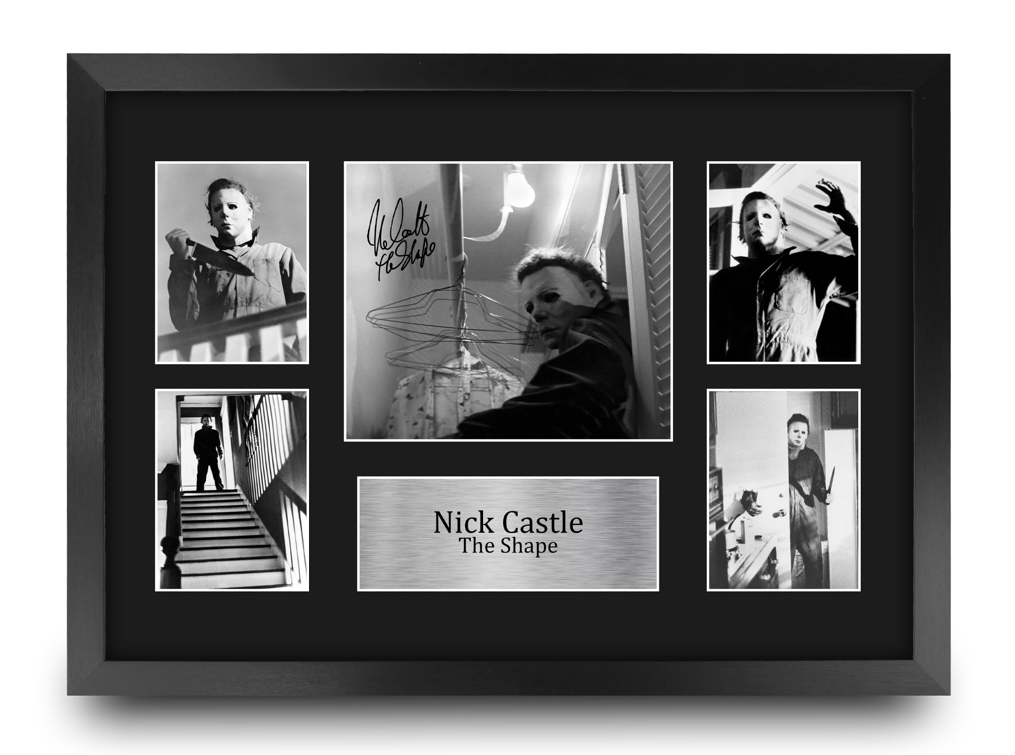 HWC Trading FR A3 Nick Castle Halloween Gifts Printed Signed Autograph Picture Display for Movie Memorabilia Fans - A3 Framed