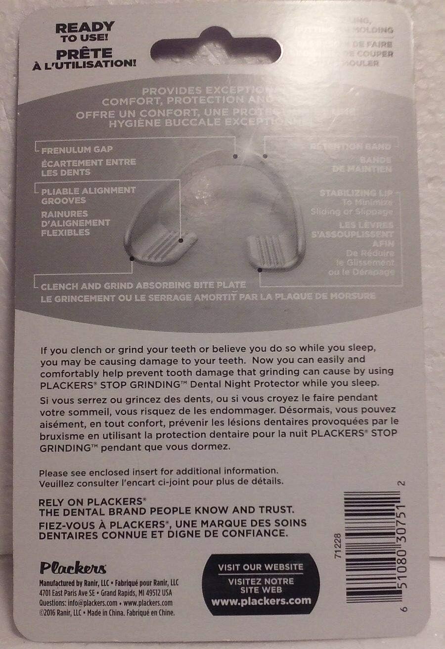Plackers Stop Grinding Dental Night Protector, Pack of 2: Health & Personal Care