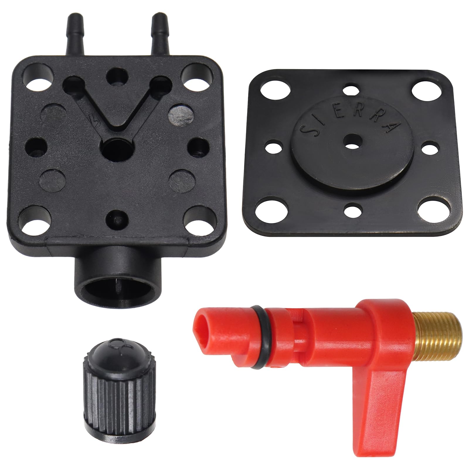 Photo 1 of Carbman 437228 18-7044 Primer Solenoid Service Maintenance Valve Kit Replacement for Johnson Evinrude 2 3 4 6 8 Cyl 175158 341297 341071 331365