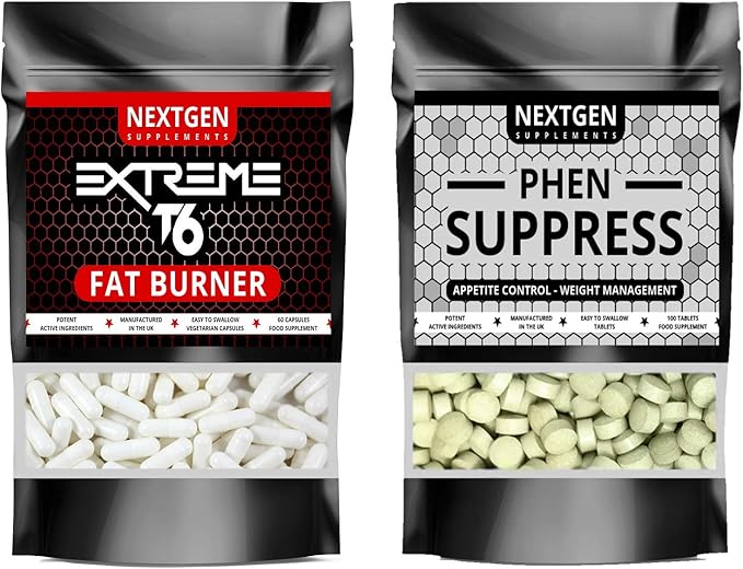 Nextgen Extreme T6 Keto Fat Burner & PHEN Suppress Appetite Suppressant