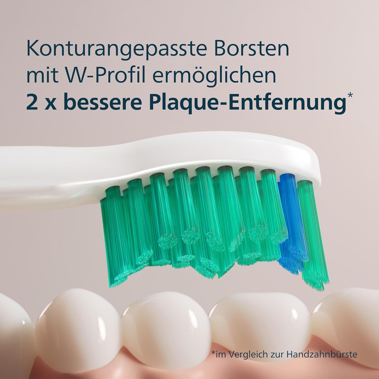 Philips Sonicare C1 ProResults-Bürstenköpfe für elektrische Schallzahnbürsten, 10 Stück (Modell HX6010/32) 3