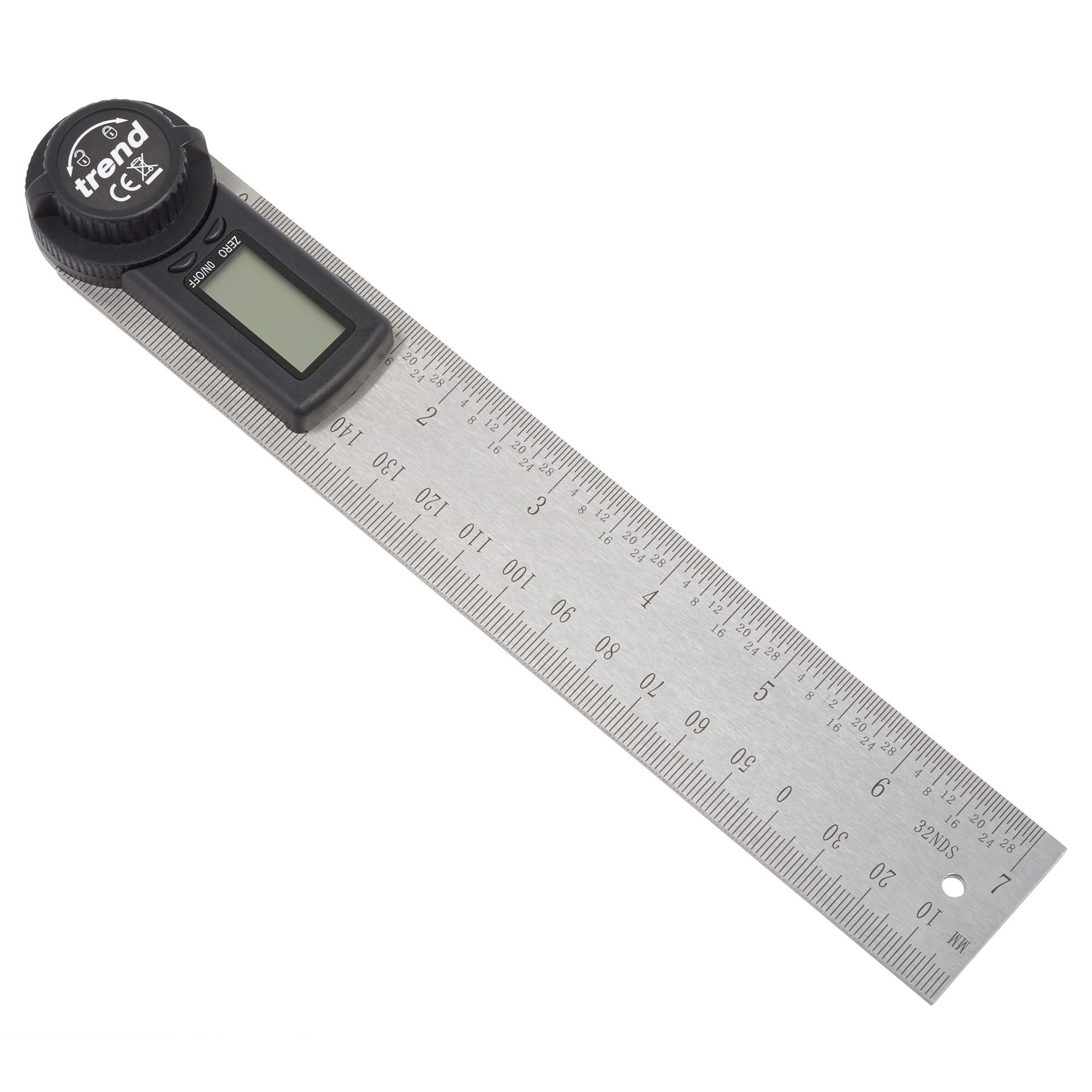 Trend 7 Inch Digital Angle Finder Ruler for Precise Internal and External Angle Measurements, DAR/200