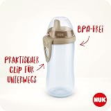 NUK Kiddy Cup Night Toddler Cup 300 ml Blue Glow in the Dark Leak-Proof view 4