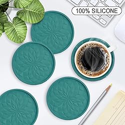ME.FAN Silicone Coasters with Holder,[6