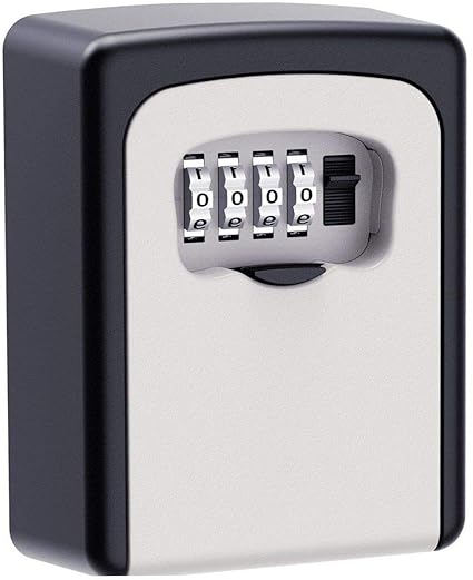 AUSEIN Caja fuerte para llaves,Caja de bloqueo de almacenamiento de