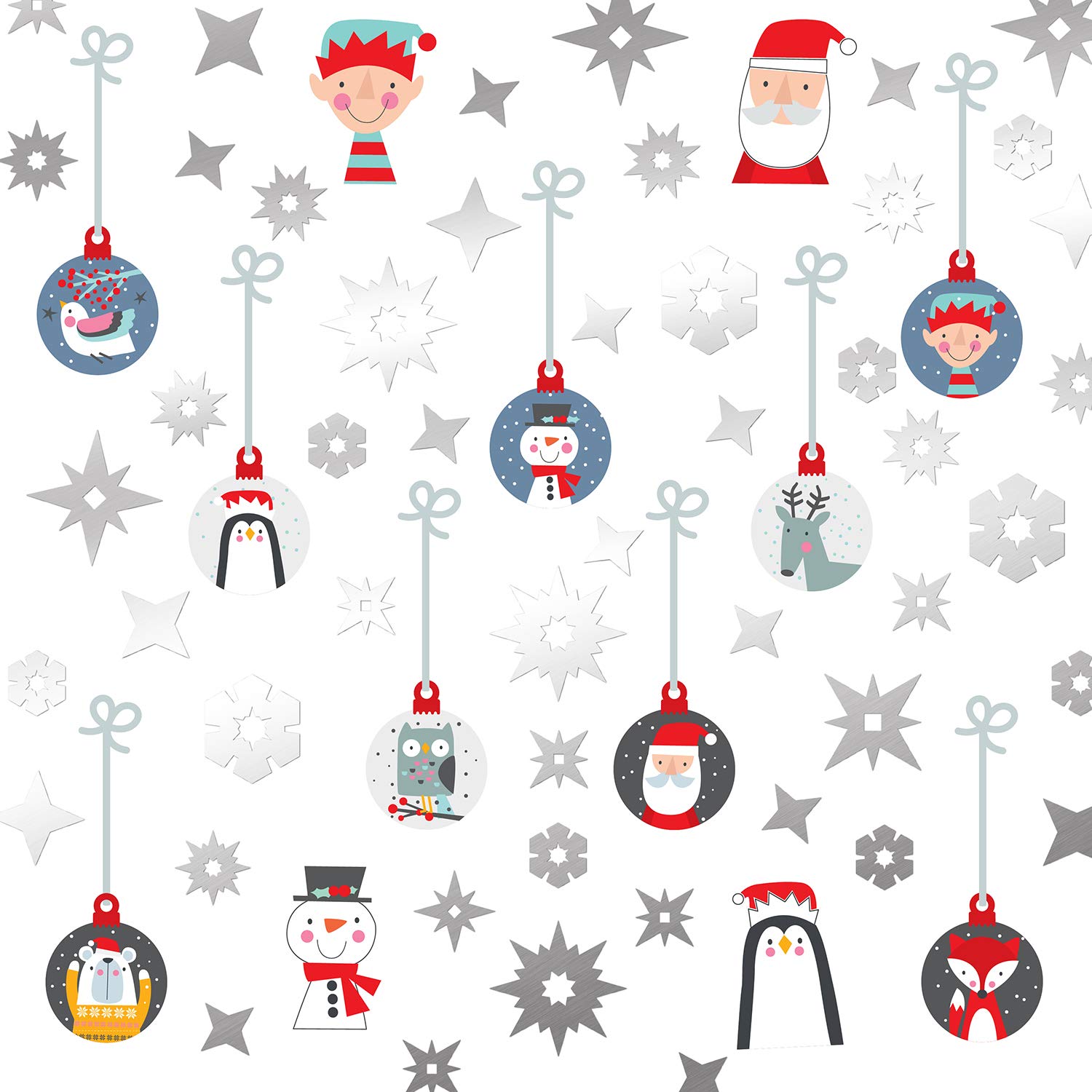 WALPLUS Wall Stickers, Christmas Decorations, Mixed, One Size