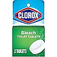 Clorox Ultra Clean Toilet Tablets Bleach 2 Count, 3.5 Ounces Each (Package May Vary)