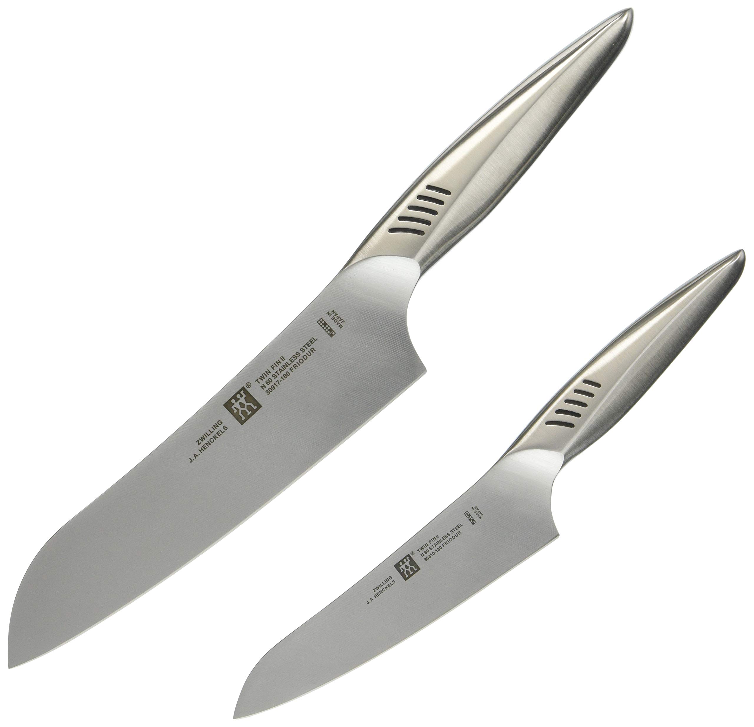 Zwilling ツヴィリング 「 ツインフィン 2 マルチパーパス/ペティ 2pcsセット 日本製」 三徳 包丁 ギフト オールステンレス 食洗機対応 岐阜県関市製【日本正規販売品】 Twin Fin 30920-002商品画像