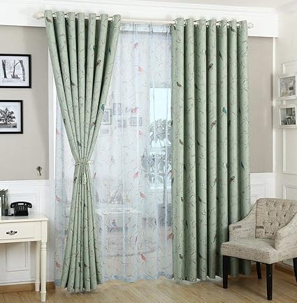 Ians Emporium Oriental Bird Vintage Floral Duckegg Shabby Chic