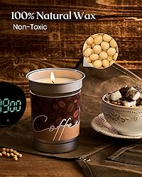 M&SENSE Coffee Coconut Latte Scented Soy Candle