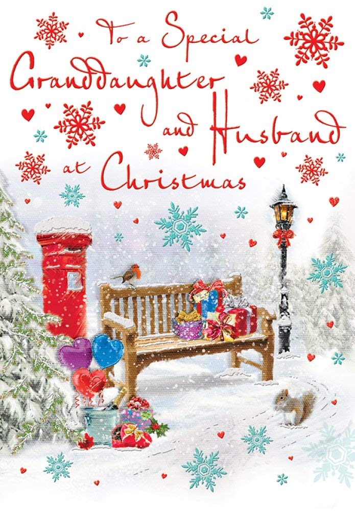 Christmas Card Granddaughter & Husband - 9 x 6 inches - Regal Publishing