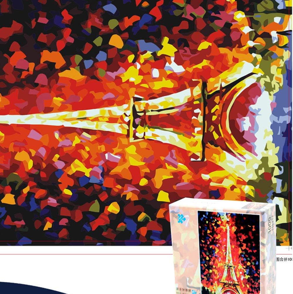 1000 Pieces Jigsaw Puzzles for Adults France Micro-Sized Puzzles Painting Jigsaw Puzzles