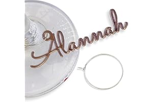 Personalized Wine Glass Charms Small Laser Cut Names Place Cards Custom Signs Acrylic Gift Tags Wedding Favors Wooden Place S