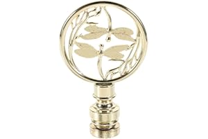 SUPVOX Dragonfly Lamp Finial Cap Knob Metal Lamp Shade Screw Decoration for Home Lighting
