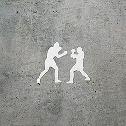 Transparent Decal Stickers of Boxers Boxing