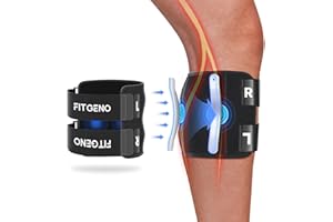 Fit Geno Sciatica Pain Relief Brace Devices: Upgraded Re-Active Plus Sciatica Pain Relief Brace w/Dual Pressure Pads for Maximum Lower Back Pain Relief