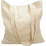 WHITEWRAP Pack of 50 Canvas Grocery Bag | Shopping Bag | Reusable Tote bag