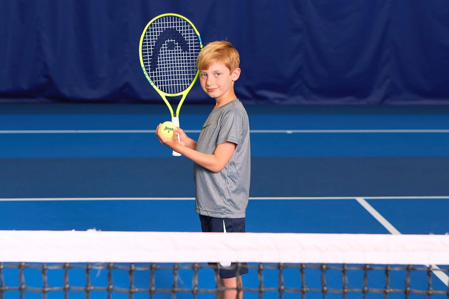 HEAD Speed Kids Tennis Racquet - Beginners Pre-Strung Head Light Balance Jr Racket - 23", Yellow : Garden & Outdoor