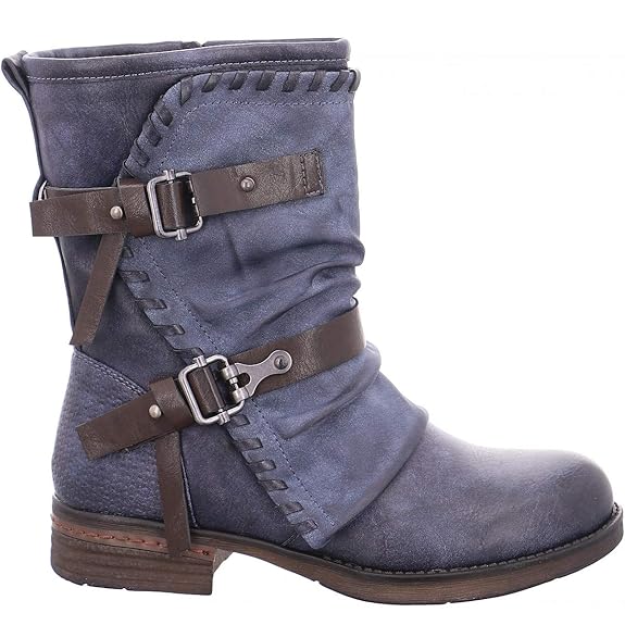 Damen Stiefelette HW180206 cm Laufsteg (38 EU, Denim)