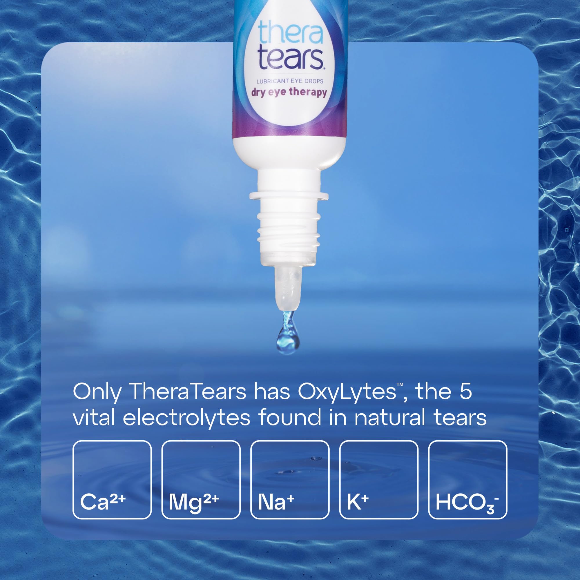TheraTears Dry Eye Therapy Eye Drops for Dry Eyes, 1.0 Fl Oz
