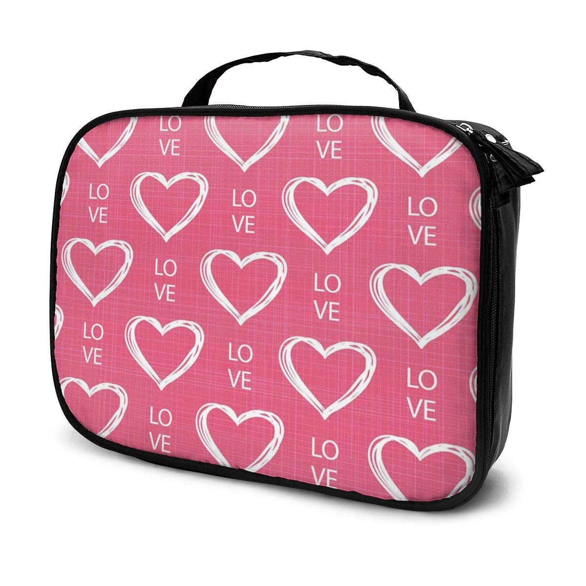 Best Clear Makeup Bag Heart Pattern