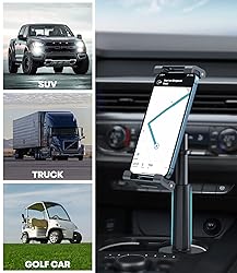 Car Cup Holder Tablet Mount, AHK Universal Tablet