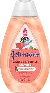 Shampoo Infantil Cachos dos Sonhos, Johnson's, 400ml, Embalagem pode variar