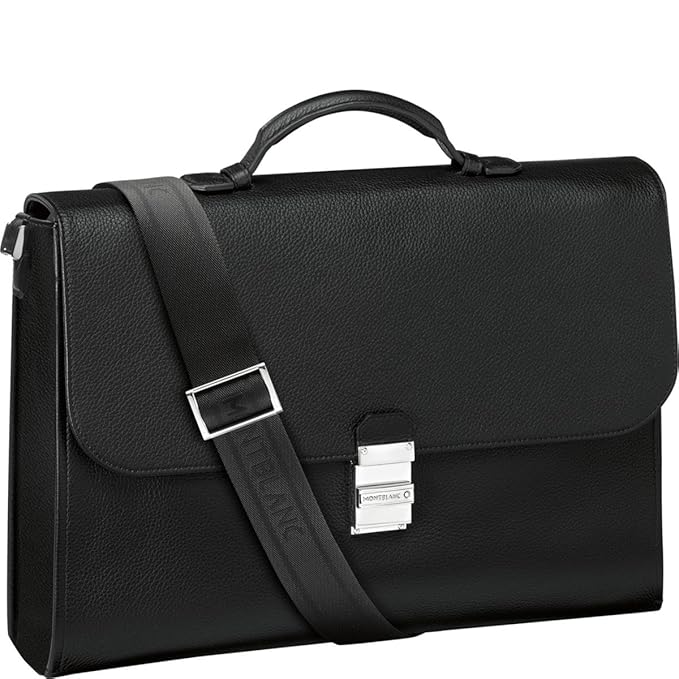 Montblanc Briefcase, black (black) 114451 Mont Blanc Amazon.co.uk Luggage