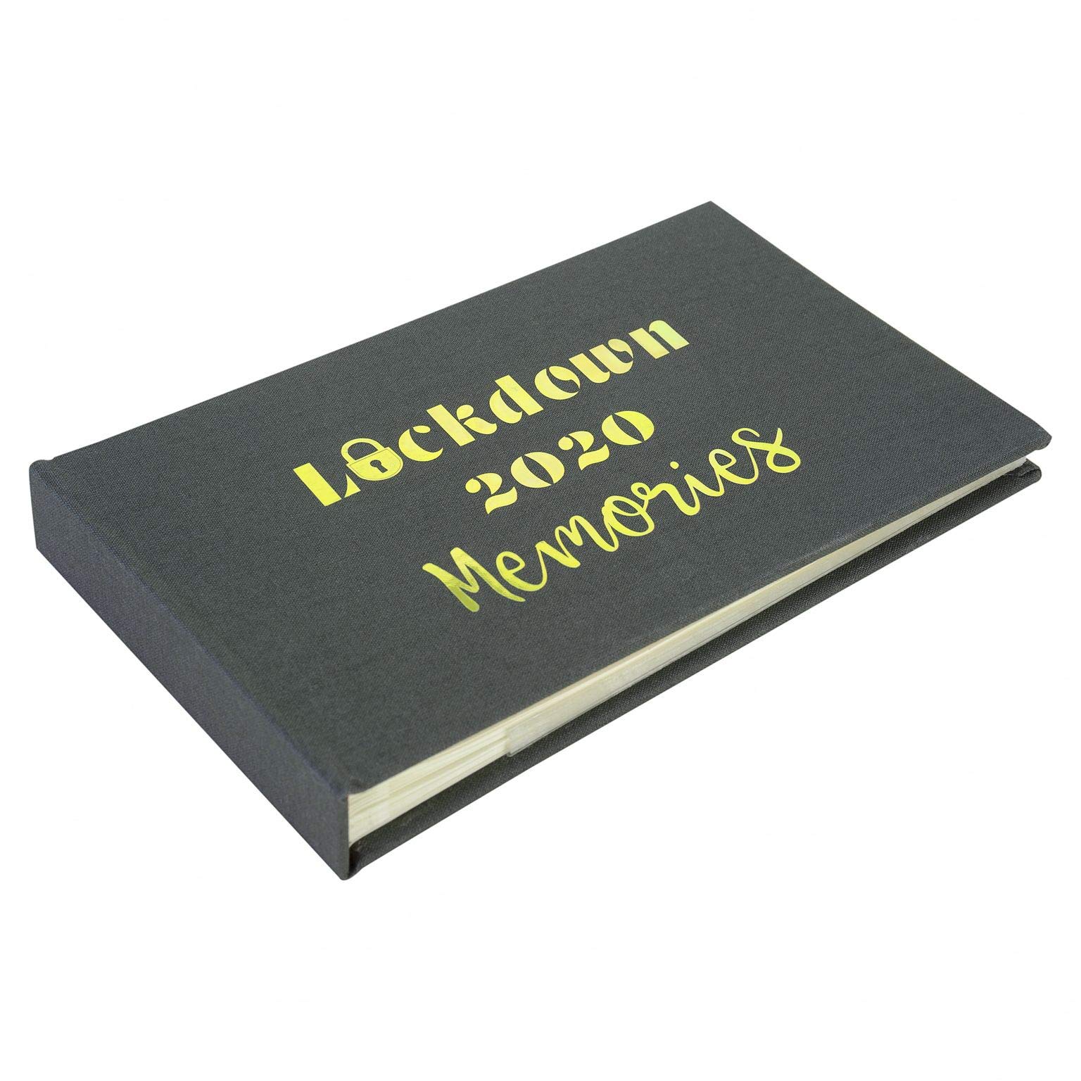 Metal Planet Ltd Lockdown 2020 Photo album memory book - Grey, Holds 40 6x4 inch photos