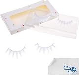 Kare & Kind White False Eyelashes - Natural Lightweight 2 Pairs for Cosplay view 8