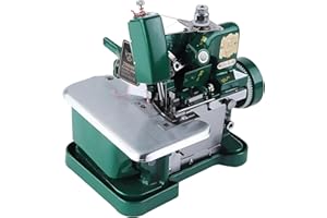 Overlock Machine,Sewing Machine,Machine Serger Industrial 3000 Stitches per Minute,with Metal Frame,for Heavy Duty Fabric