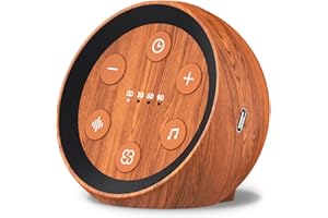 SOUNDME Battery Powered Sound Machine White Noise Sleep Machine with 32 Calming Sounds 36 Volume Levels Brown Noise Machine for Baby Kid Adult with 4 Timer for Travel Office Privacy